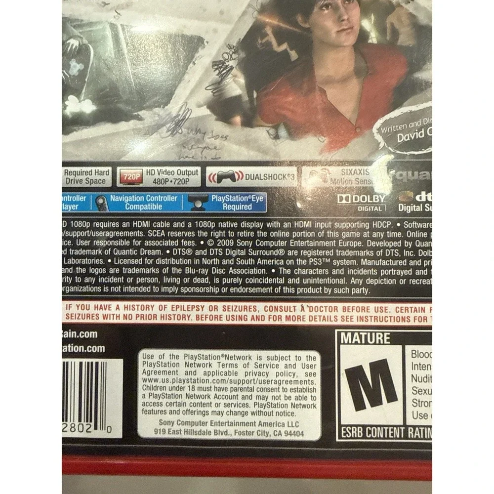 Heavy Rain Director's Cut PlayStation 3 - Complete‎